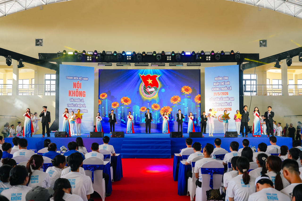 Lễ mít tinh hưởng ứng Ngày thế giới không thuốc lá 31/5 và Tuần lễ Quốc gia không thuốc lá năm 2026.