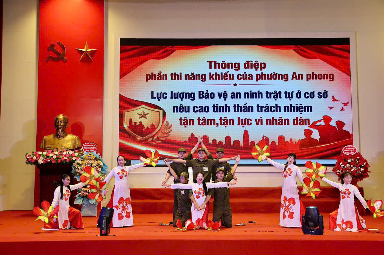 Tiết mục dự thi phường An Phong.