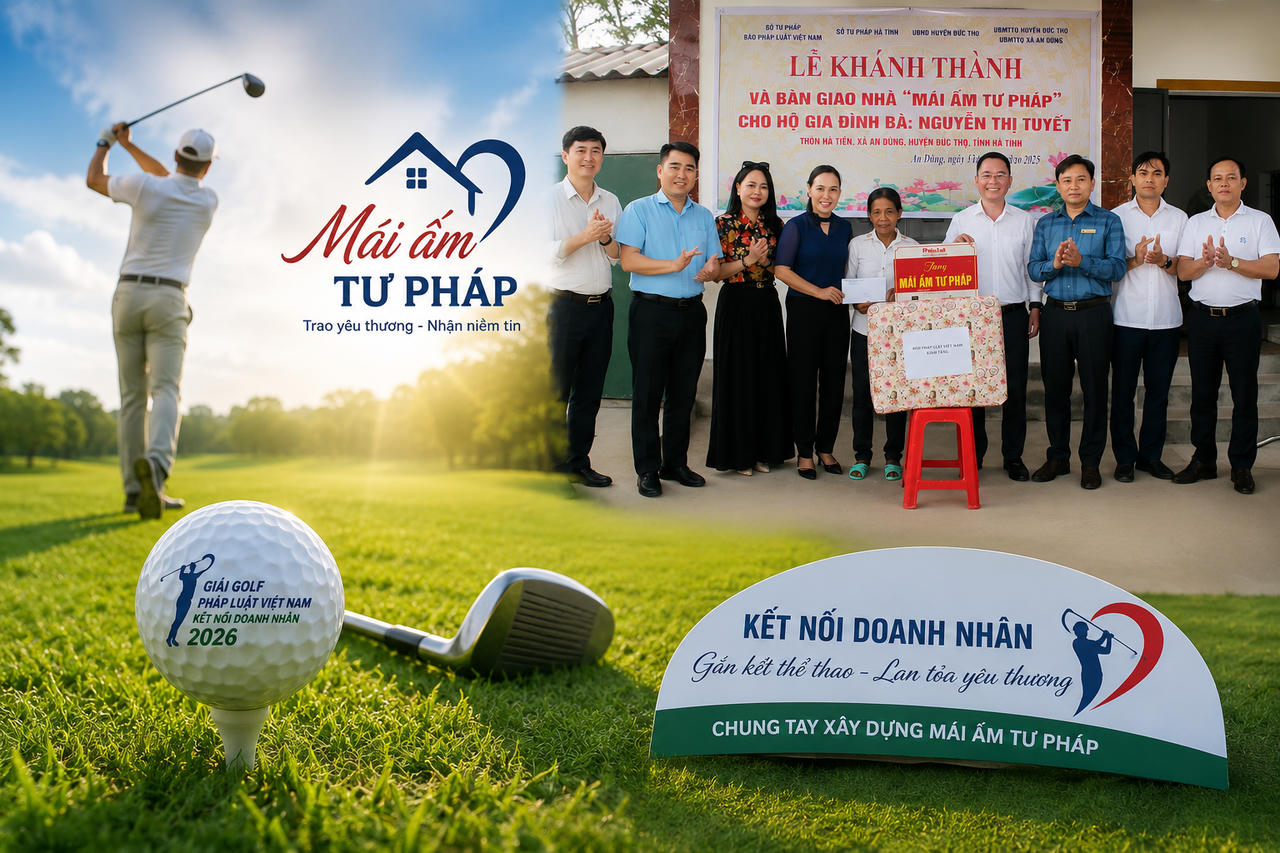 Kỳ vọng từ giải golf đến “Mái ấm Tư pháp”