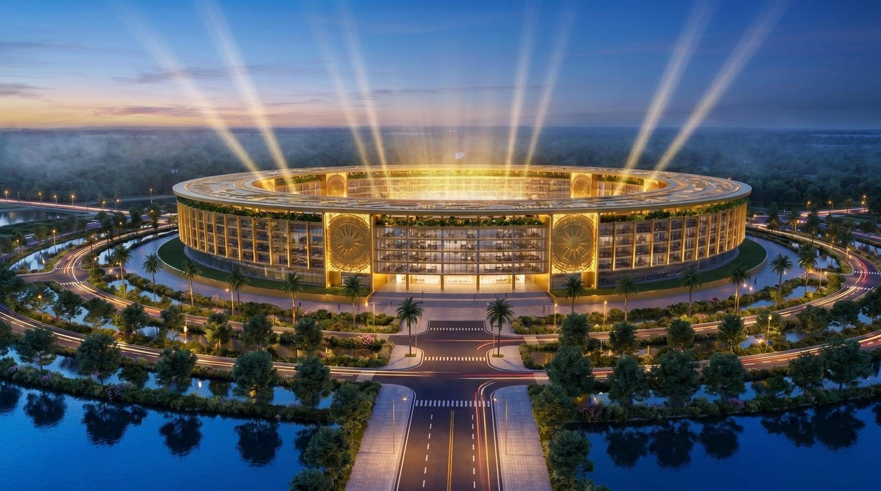 Lộ diện phối cảnh 'Trống đồng hiện đại': Sunshine Group xây trung tâm R&D 4 tỷ USD tại Đồng Nai