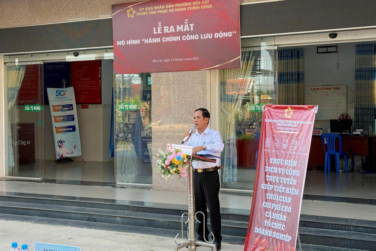 Hiệu quả mô hình “Hành chính công lưu động” 
