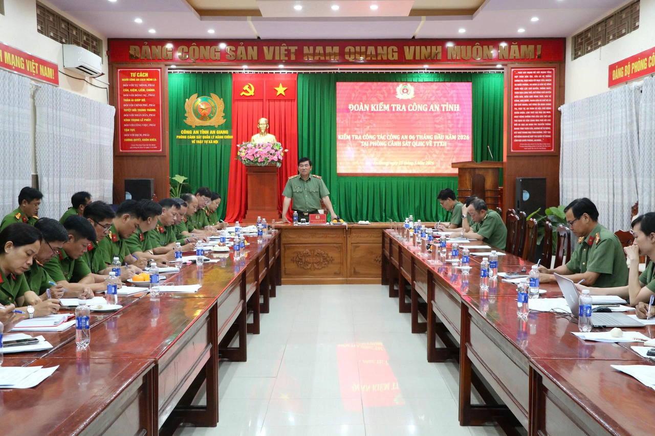 Tăng cường quản lý hành chính, giữ vững ổn định ANTT trên địa bàn tỉnh An Giang