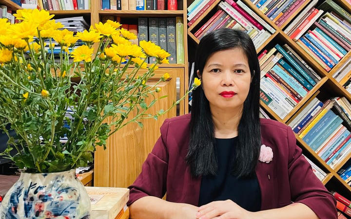 PGS,TS.Vũ Thị Phương Hậu - Viện trưởng Viện Văn hóa&nbsp; và Phát triển, Học viện Chính trị Quốc gia Hồ Chí Minh. (Nguồn ảnh NVCC)
