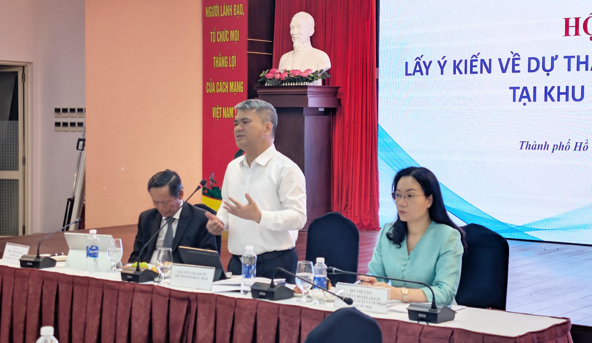 Thứ trưởng Bộ Tư pháp Nguyễn Thanh Tú nhấn mạnh, Dự án Luật Luật sư lần này được xây dựng dựa trên một tư duy lập pháp hoàn toàn mới...