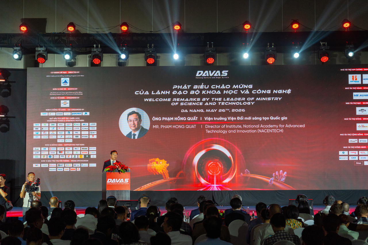 Ông Phạm Hồng Quất, Viện trưởng Viện Đổi mới sáng tạo Quốc gia, Bộ Khoa học và Công nghệ phát biểu tại Diễn đàn