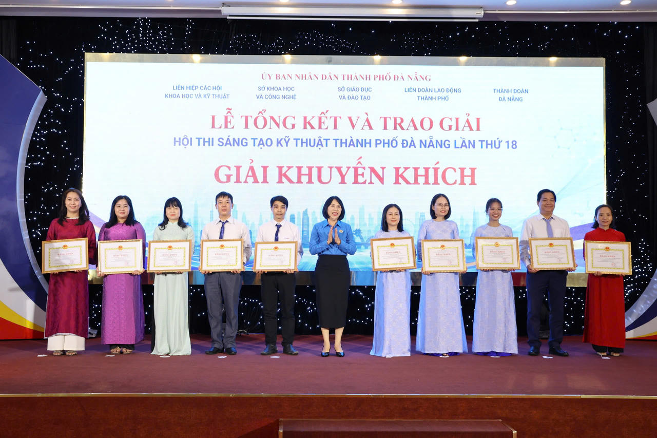 EVNCPC ghi dấu ấn với 13 giải thưởng tại Hội thi Sáng tạo kỹ thuật thành phố Đà Nẵng lần thứ 18