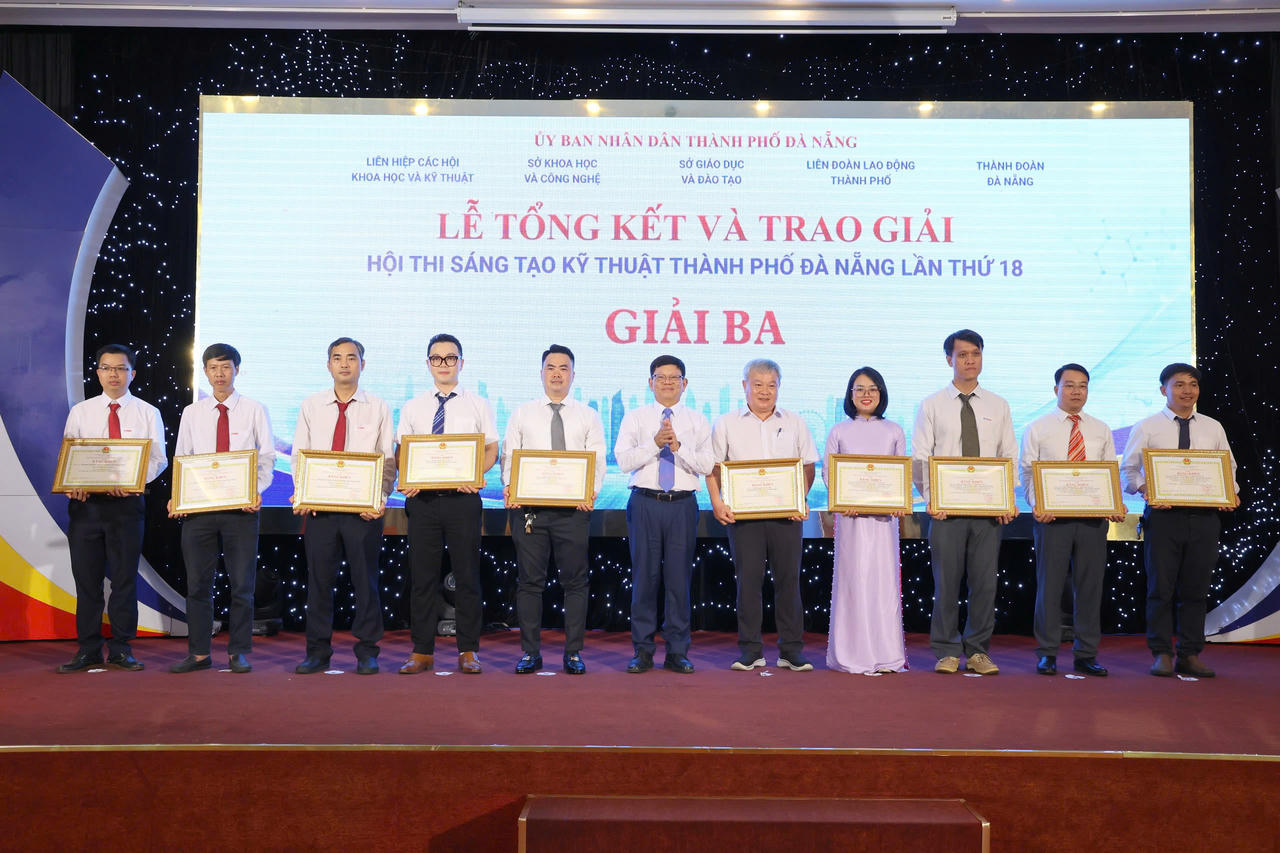 EVNCPC ghi dấu ấn với 13 giải thưởng tại Hội thi Sáng tạo kỹ thuật thành phố Đà Nẵng lần thứ 18