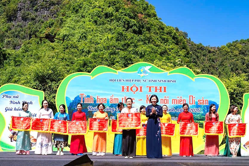 Hội thi "Tinh hoa ẩm thực - Kết nối miền di sản" năm 2026 tại Ninh Bình