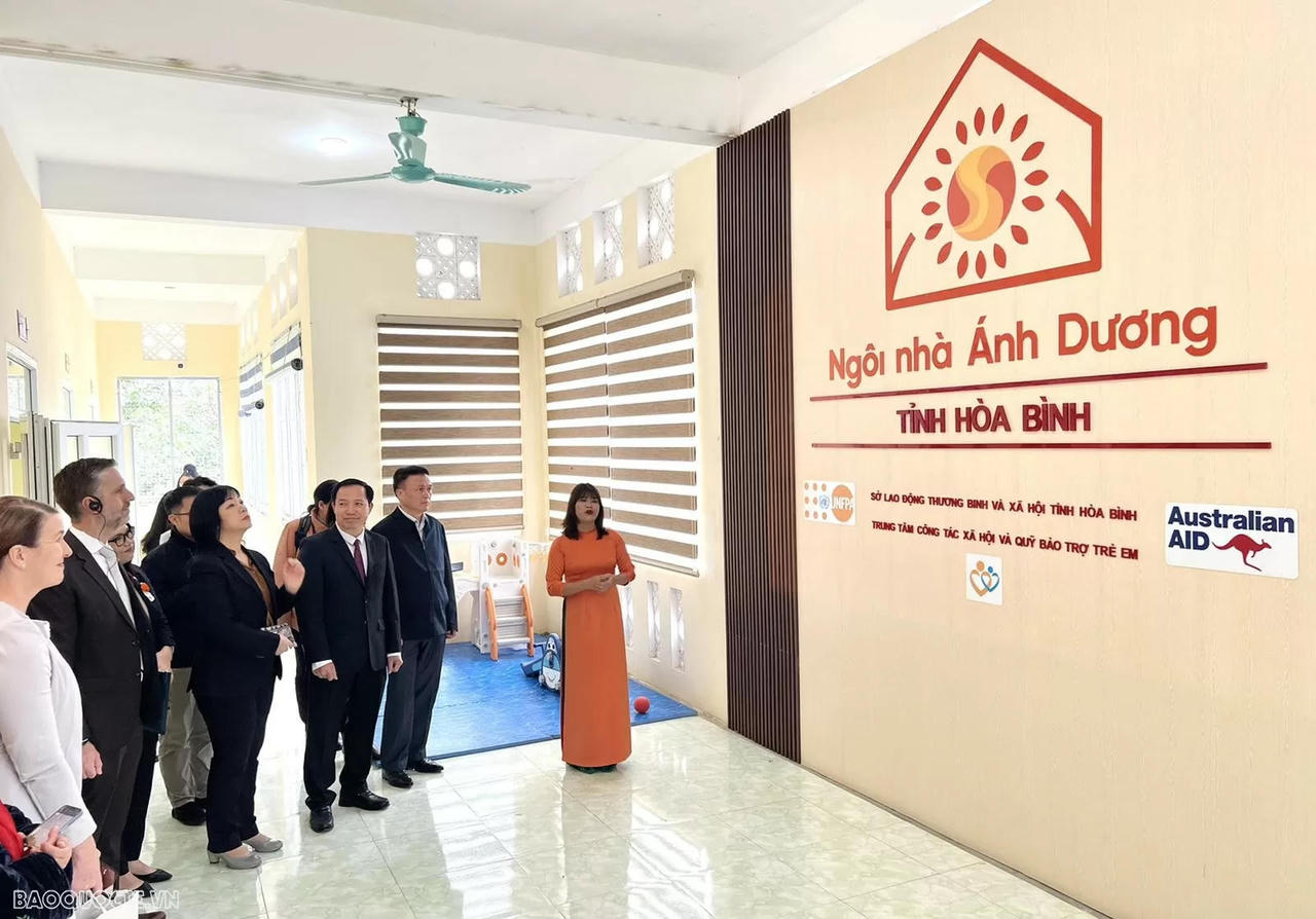“Ngôi nhà Ánh Dương” - một mô hình “nhà an toàn” được đưa vào sử dụng ở tỉnh Hòa Bình cũ (nay là Phú Thọ) vào tháng 1/2025. (Ảnh: Thu Trang)