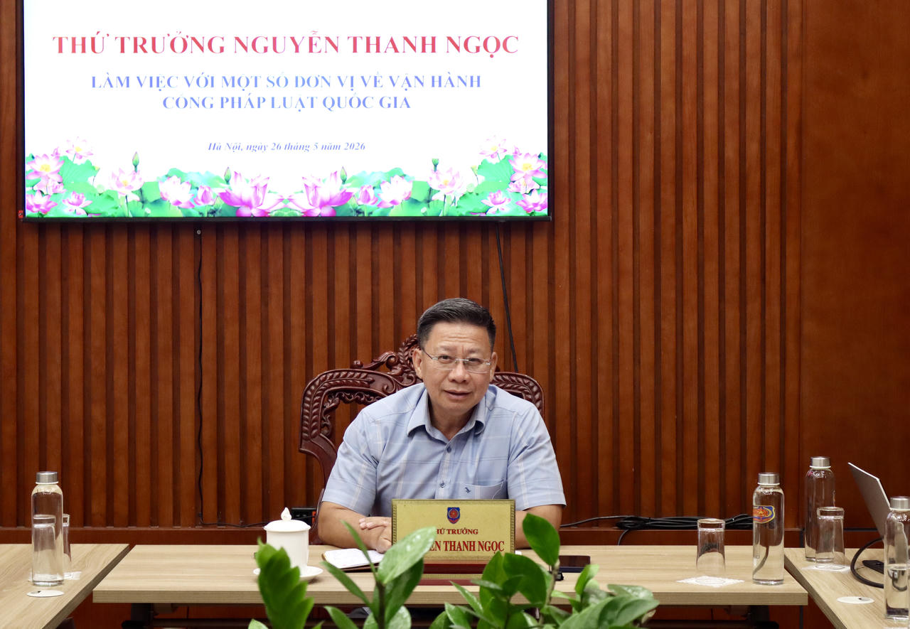Thứ trưởng Nguyễn Thanh Ngọc phát biểu kết luận.