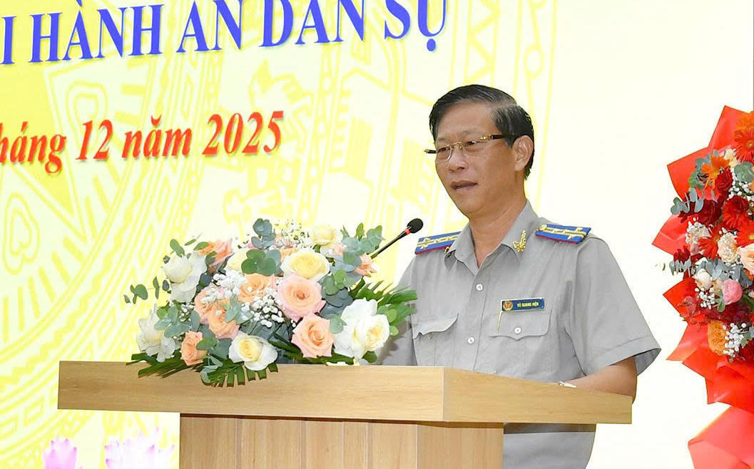Ông Vũ Quang Hiện – Trưởng THADS tỉnh Đồng Tháp cho biết, việc tăng cường cơ chế phối hợp với chính quyền cấp xã được xem là giải pháp quan trọng tăng cường hiệu quả thi hành án
