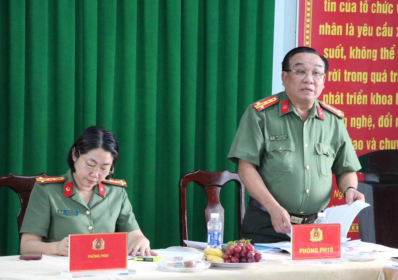 Cảnh sát hình sự An Giang quyết hoàn thành vượt mức các chỉ tiêu công tác