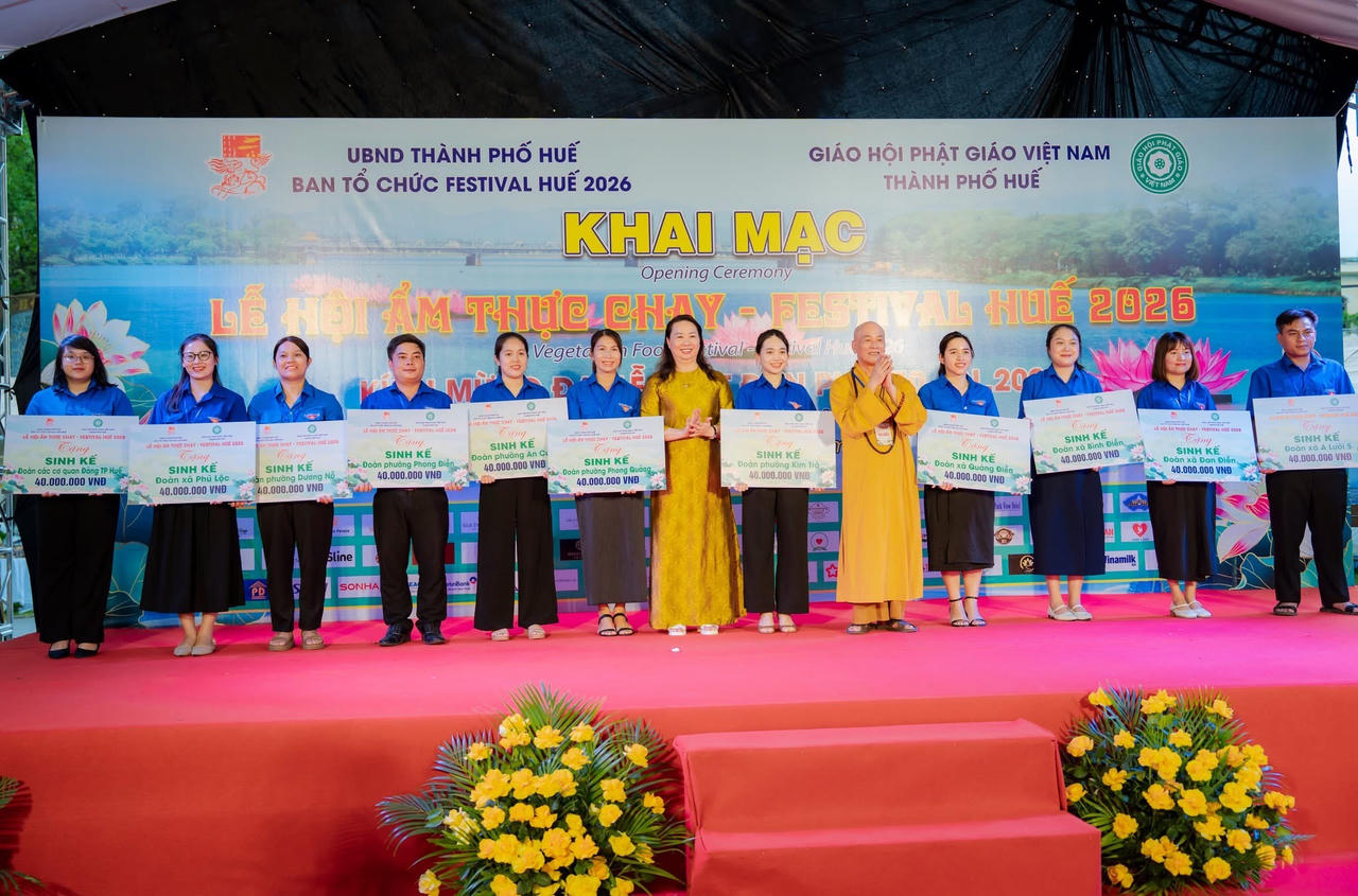 Lễ hội Ẩm thực chay - Festival Huế 2026 lan tỏa tinh hoa ẩm thực và giá trị nhân văn 