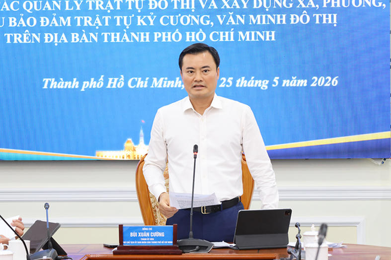 Sơ kết thực hiện kế hoạch tăng cường quản lý trật tự đô thị tại TP HCM: Nhiều kết quả tích cực, chuyển biến rõ nét