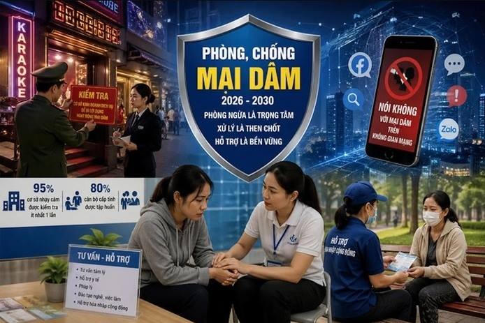 Hải Phòng siết quản lý mại dâm trên môi trường mạng, tăng hỗ trợ tái hòa nhập cộng đồng