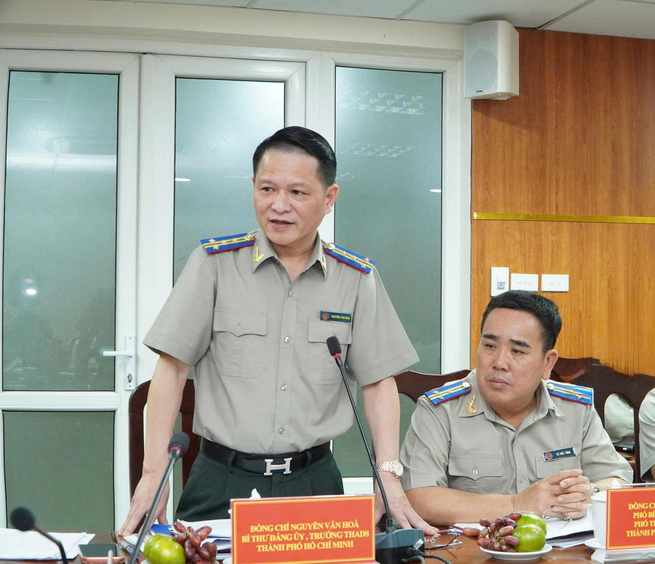 Trưởng Thi hành án dân sự Thành phố Hồ Chí Minh Nguyễn Văn Hòa.
