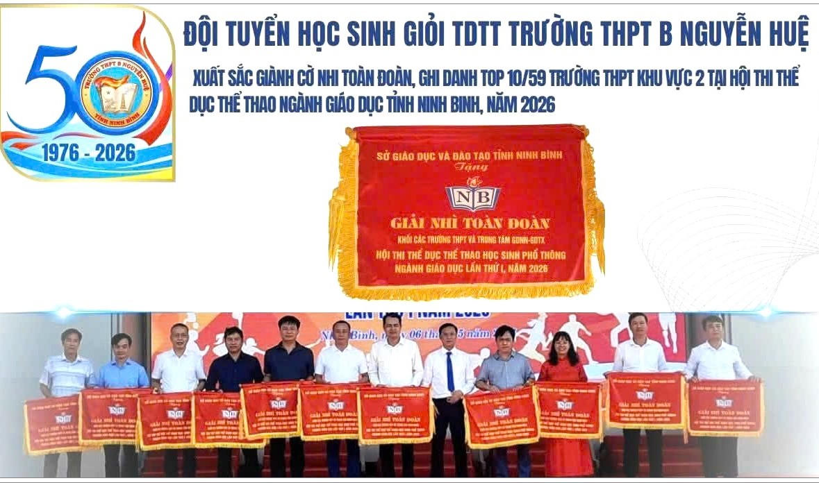 Trường THPT B Nguyễn Huệ - Chặng đường 50 năm Tự hào và Khát vọng