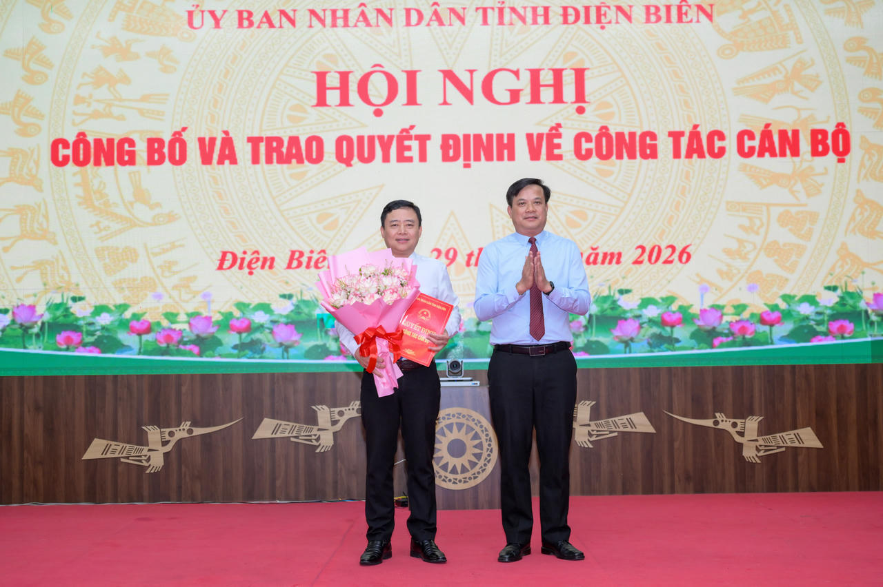 Bổ nhiệm 2 Phó Chánh Văn phòng UBND tỉnh Điện Biên