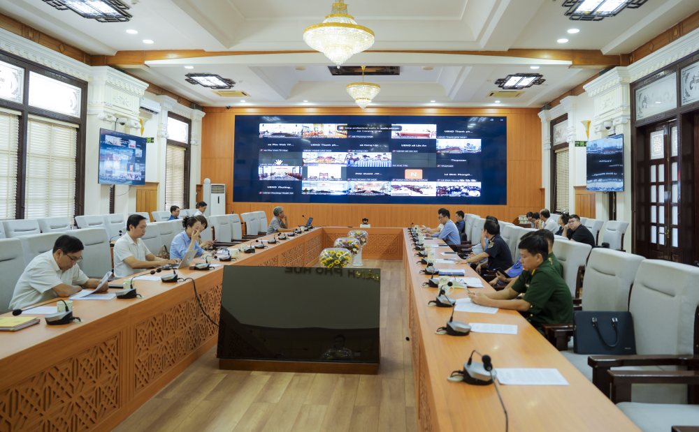 Hội nghị trực tuyến đến 40 xã, phường.