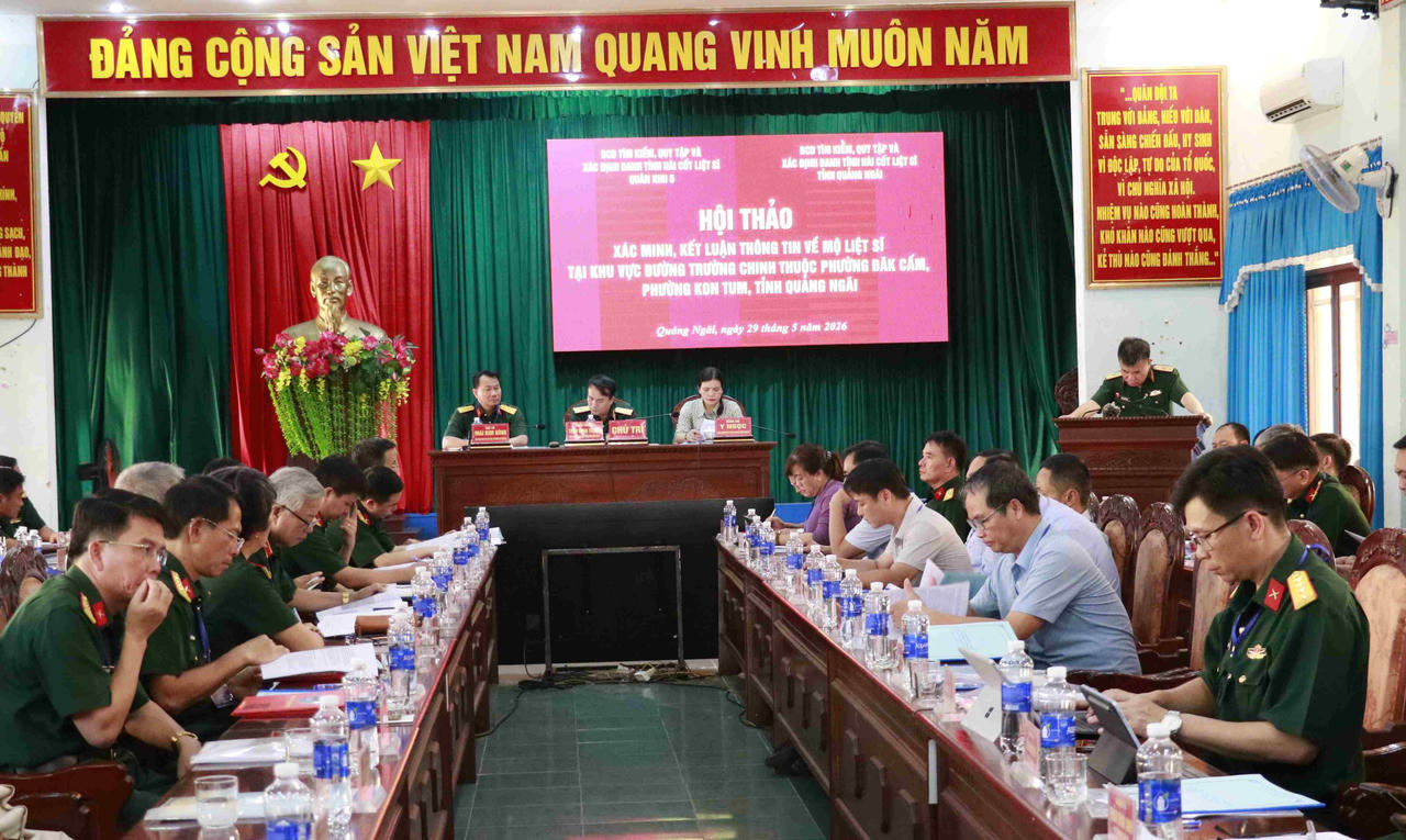 Làm rõ thông tin về rãnh mộ các liệt sĩ Trung đoàn 24A hy sinh năm 1968 tại Kon Tum