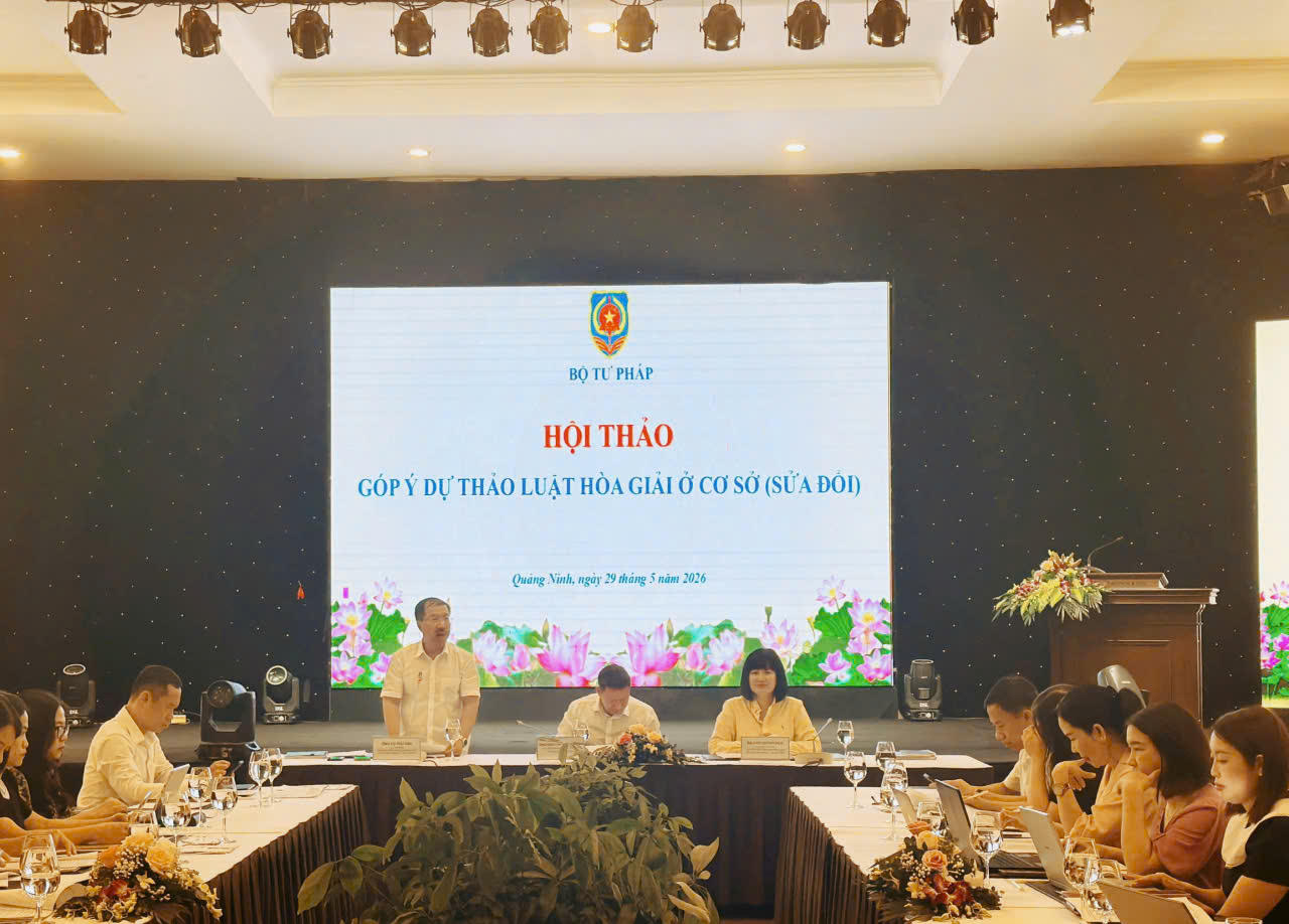 Cục trưởng Cục Phổ biến, giáo dục pháp luật và Trợ giúp pháp lý Cù Thu Anh phát biểu
