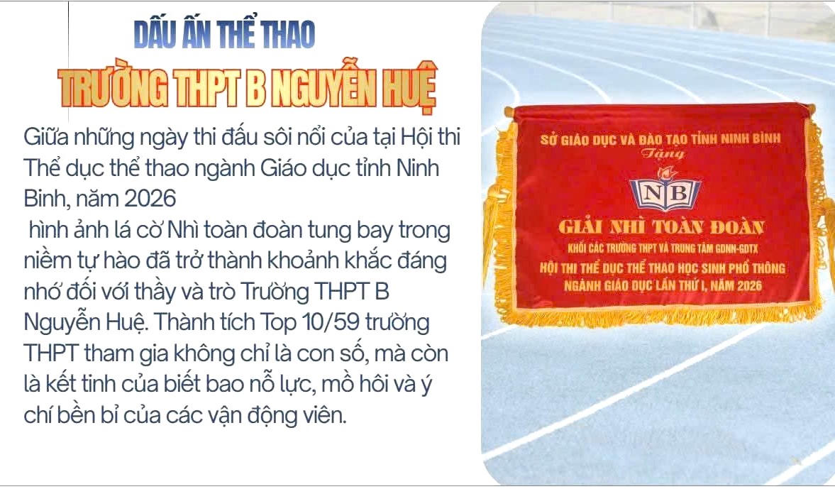 Trường THPT B Nguyễn Huệ - Chặng đường 50 năm Tự hào và Khát vọng