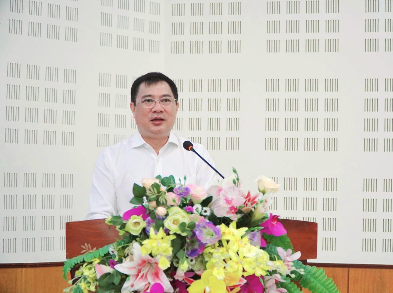Ông Võ Minh Trung, Giám đốc Sở KH&CN tỉnh An Giang phát biểu bế mạc hội thảo