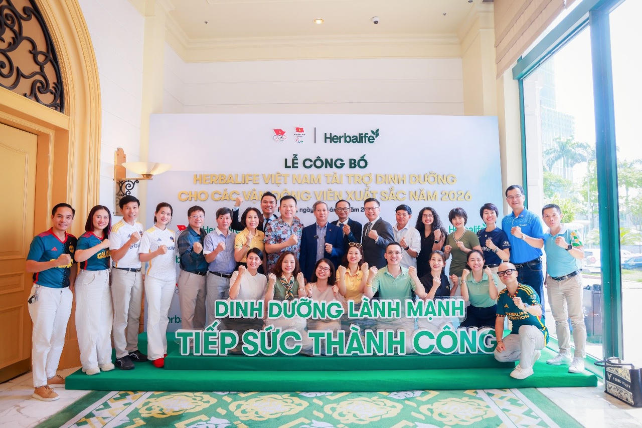 Herbalife tiếp sức thành công cho các VĐV Việt Nam
