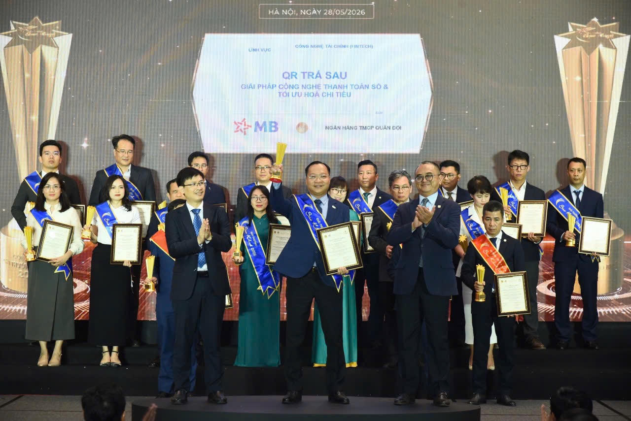 MB ghi dấu ấn với 5 giải thưởng Sao Khuê 2026 