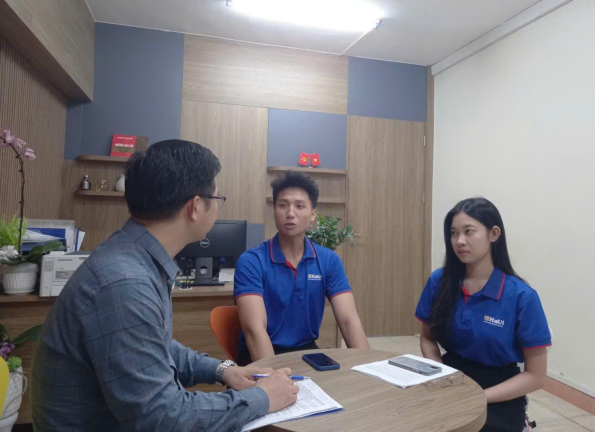 Sinh viên Đại học Công nghiệp Hà Nội bày tỏ.