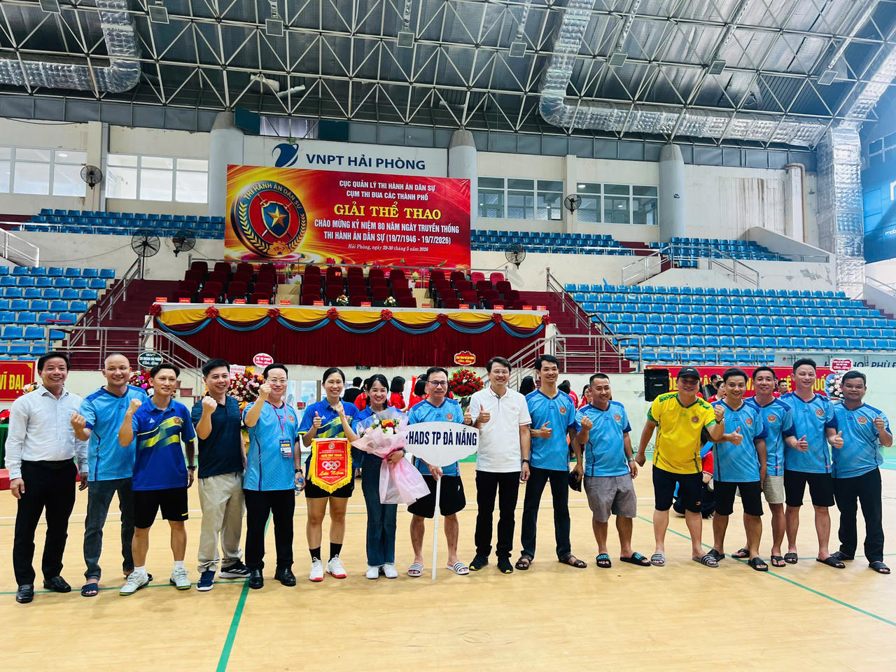 Sôi nổi Giải thể thao Cụm thi đua các thành phố chào mừng 80 năm Ngày Truyền thống THADS