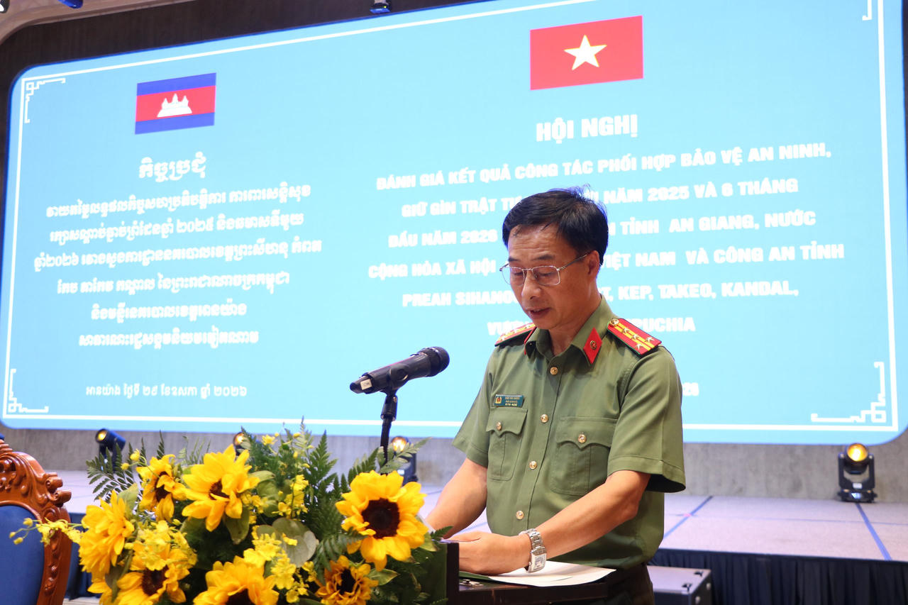 Công an 6 tỉnh Việt Nam – Campuchia tăng cường phối hợp bảo vệ an ninh tuyến biên giới