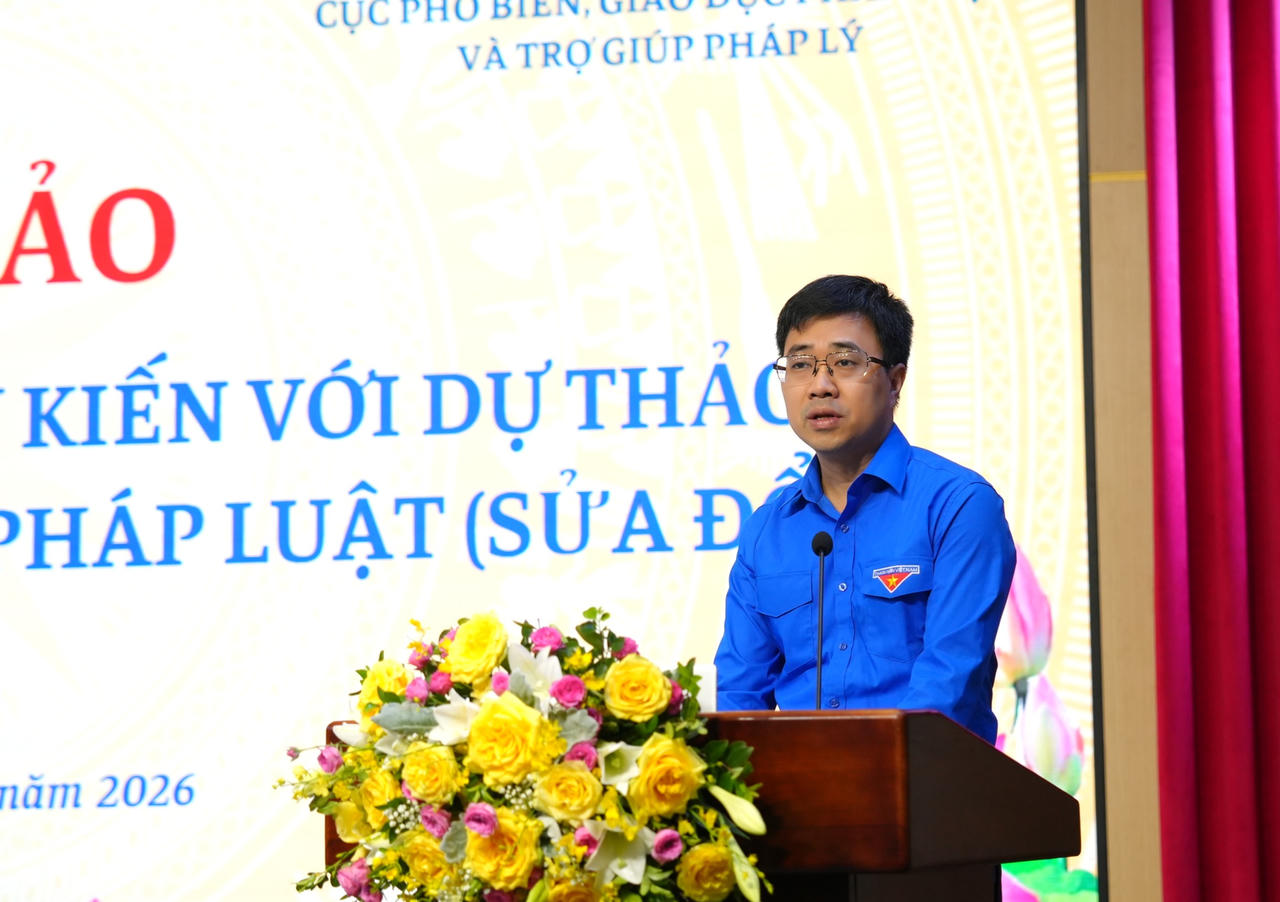 Ủy viên Ban Chấp hành Đảng bộ Chính phủ, Ủy viên Ban Thường vụ Trung ương Đoàn, Bí thư Đoàn Thanh niên Chính phủ Bùi Hoàng Tùng phát biểu khai mạc.