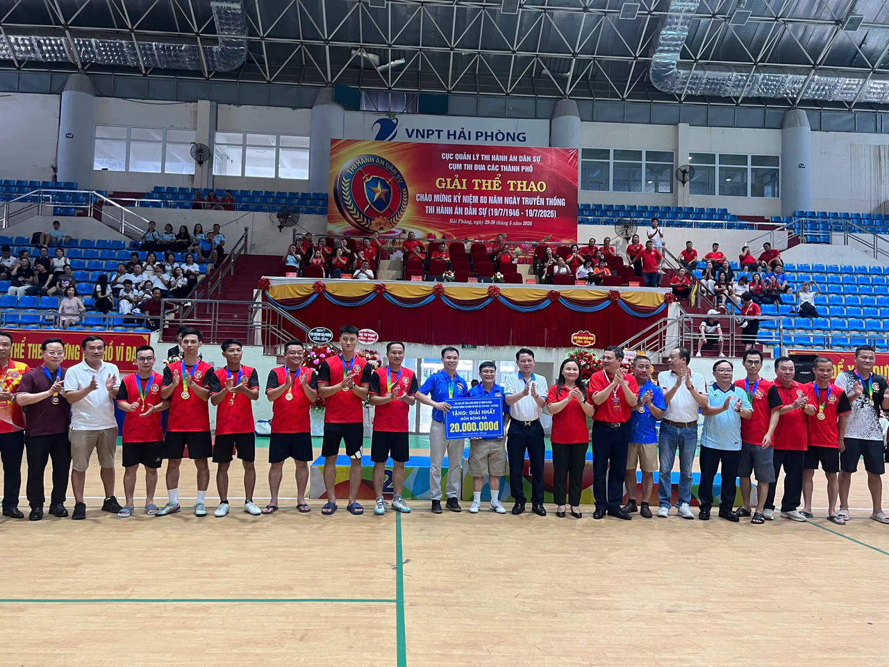 Giải thể thao Cụm thi đua các thành phố ngành THADS thành công tốt đẹp