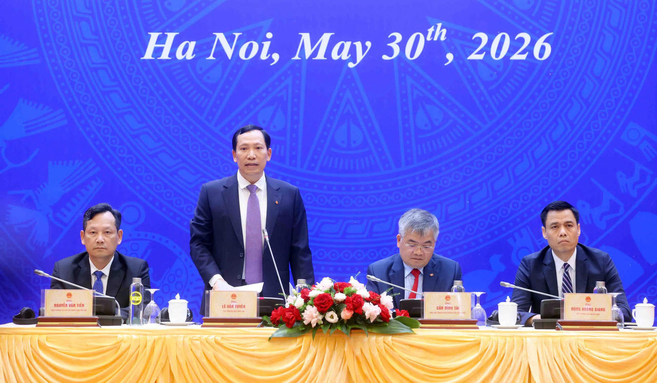 Thượng tướng Lê Văn Tuyến, Thứ trưởng Bộ Công an trả lời tại Họp báo.