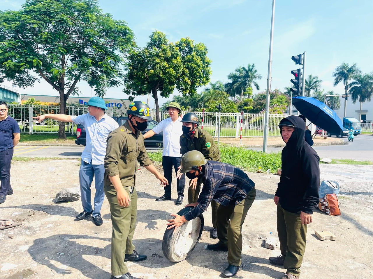 Phường An Phong (Hải Phòng) ra quân lập lại trật tự đường hè, bảo đảm mỹ quan đô thị