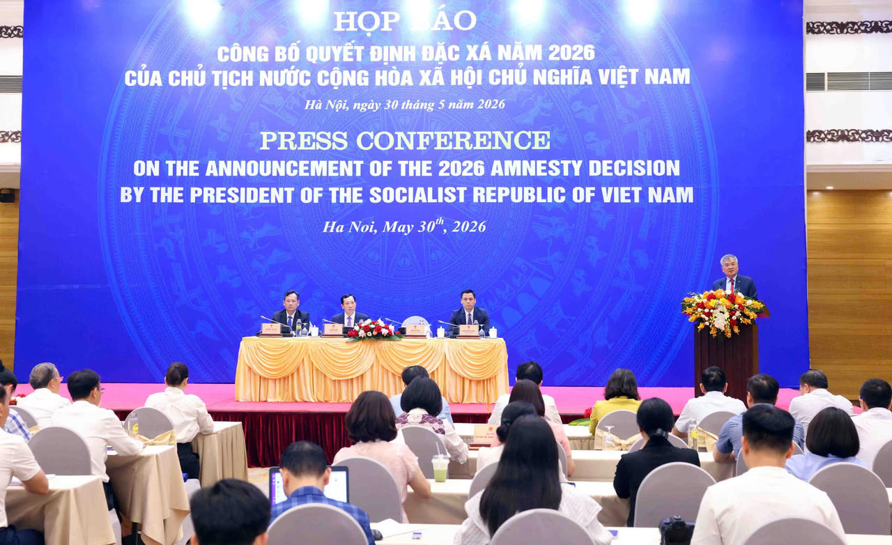 9.950 phạm nhân được Chủ tịch nước đặc xá