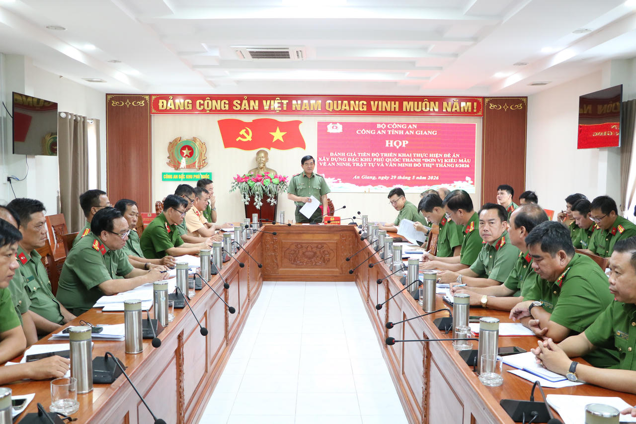 Đánh giá kết quả thực hiện Đề án xây dựng Phú Quốc thành 'Đơn vị kiểu mẫu về ANTT và văn minh đô thị'