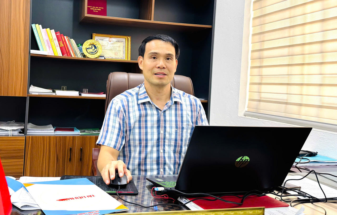 Ông Trần Vũ Thành, Phó Chủ tịch UBND xã Tằng Loỏng