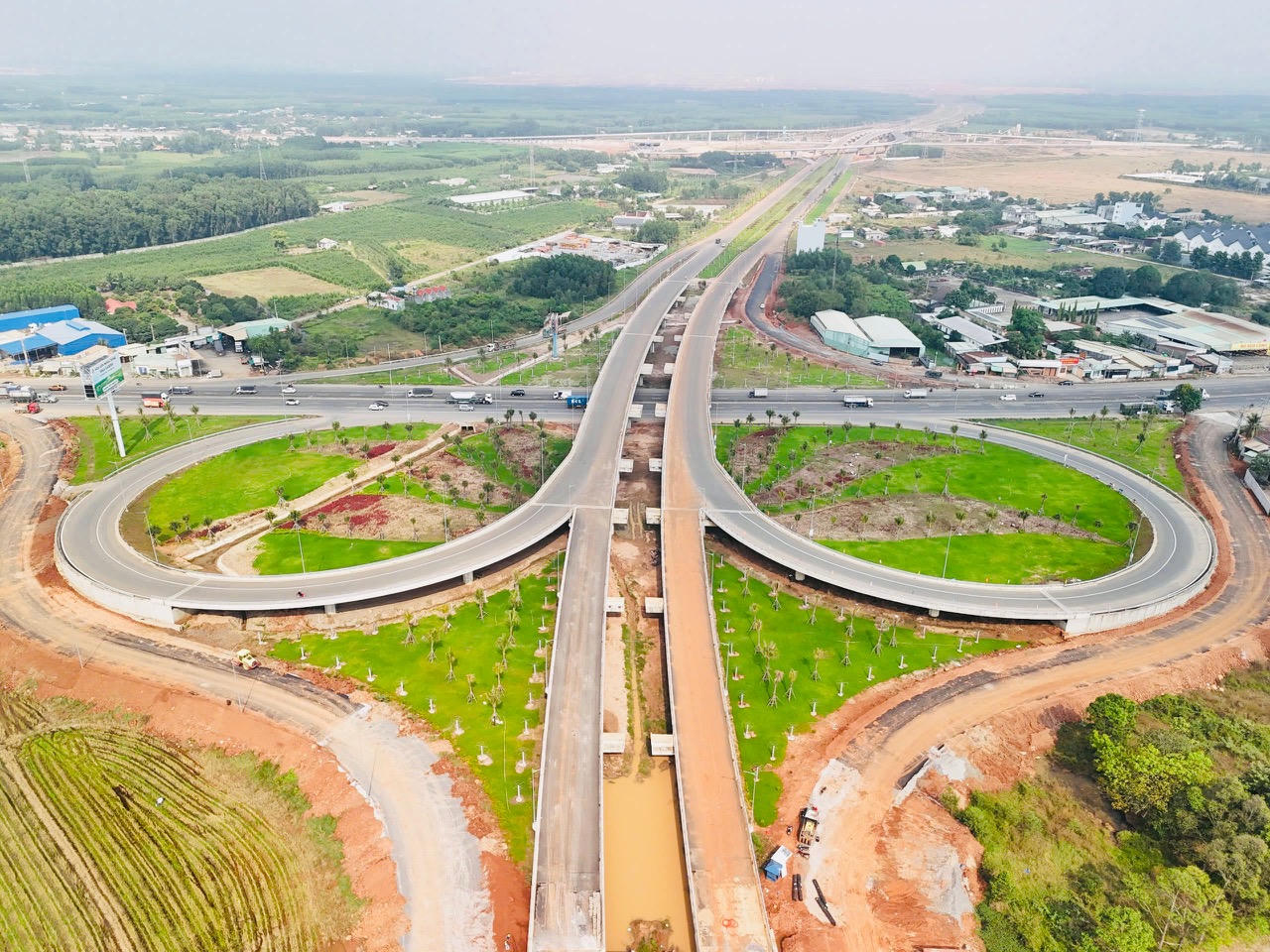 Cao tốc Biên Hòa - Vũng Tàu một trọng những công trình trọng điểm trên địa bàn TP Đồng Nai.