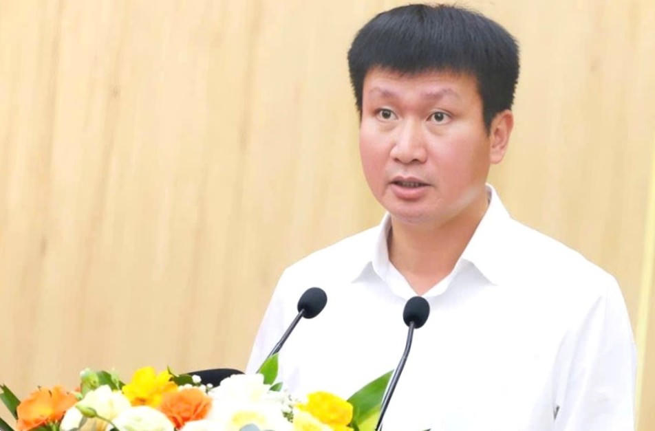 Bí thư Tỉnh ủy Ninh Bình, ông Trần Huy Tuấn phát biểu kết luận&nbsp;