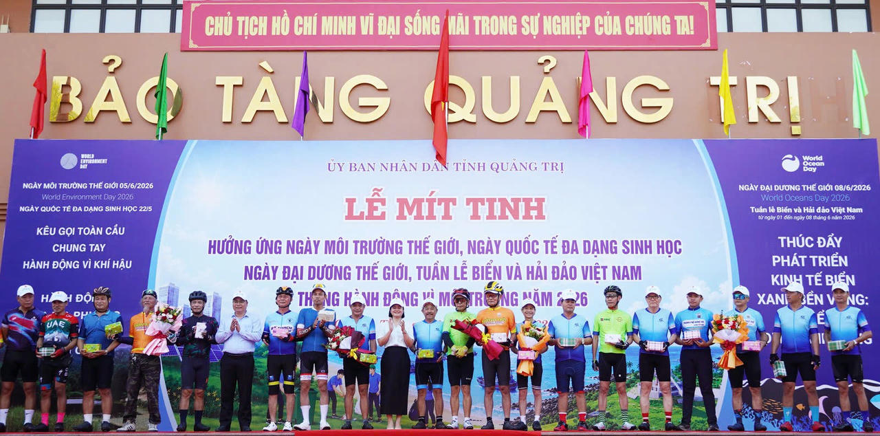 Các hoạt động hưởng ứng Tháng Hành động vì môi trường năm 2026 diễn ra sôi nổi tại Quảng Trị.