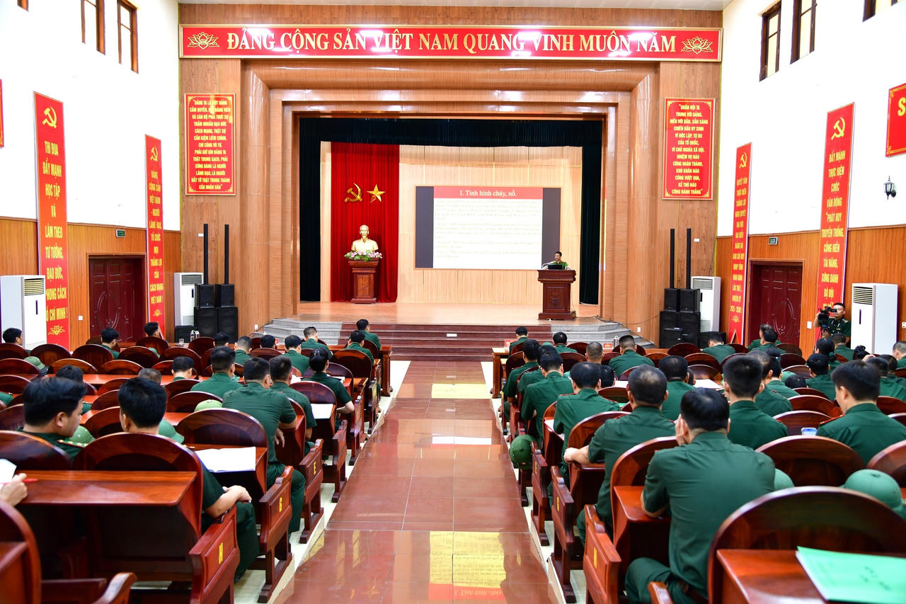 Ban chỉ huy Bộ đội biên phòng tỉnh Ninh Bình tập huấn công tác phòng cháy, chữa cháy