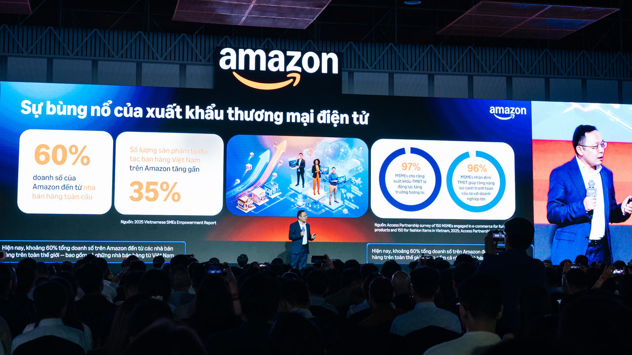 Ông Larry Hu - Giám đốc điều hành Amazon Global Selling Đông Nam Á