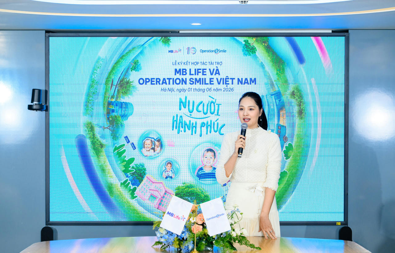 Với mỗi hợp đồng bảo hiểm mới được phát hành, MB Life sẽ thay khách hàng trích góp 50.000 đồng vào quỹ hỗ trợ phẫu thuật.