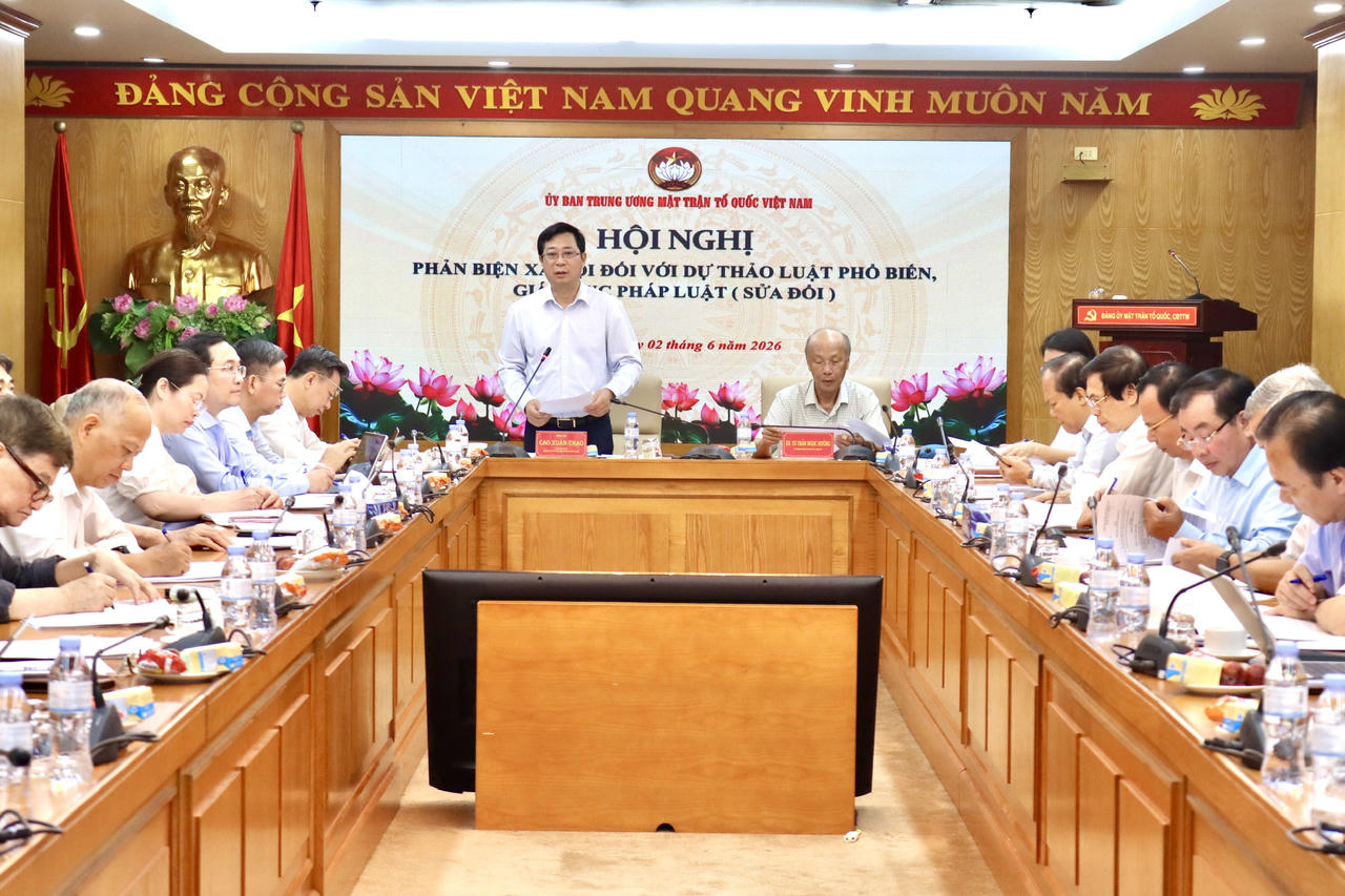 Phản biện xã hội đối với dự thảo Luật Phổ biến, giáo dục pháp luật (sửa đổi)