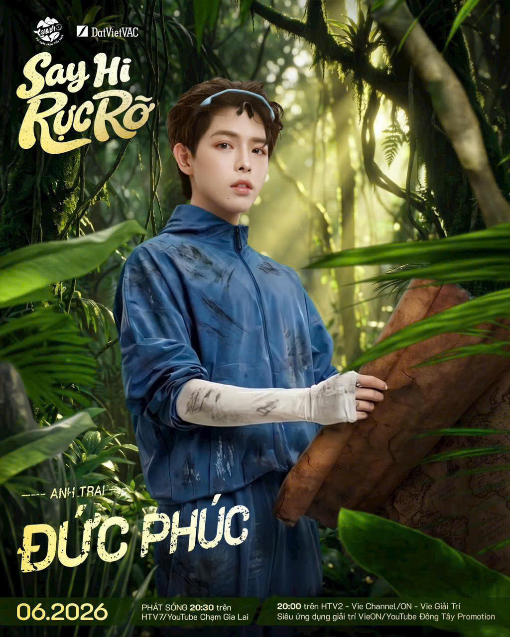 Đức Phúc là một trong những nghệ sĩ tham gia hành trình trải nghiệm thực tế.