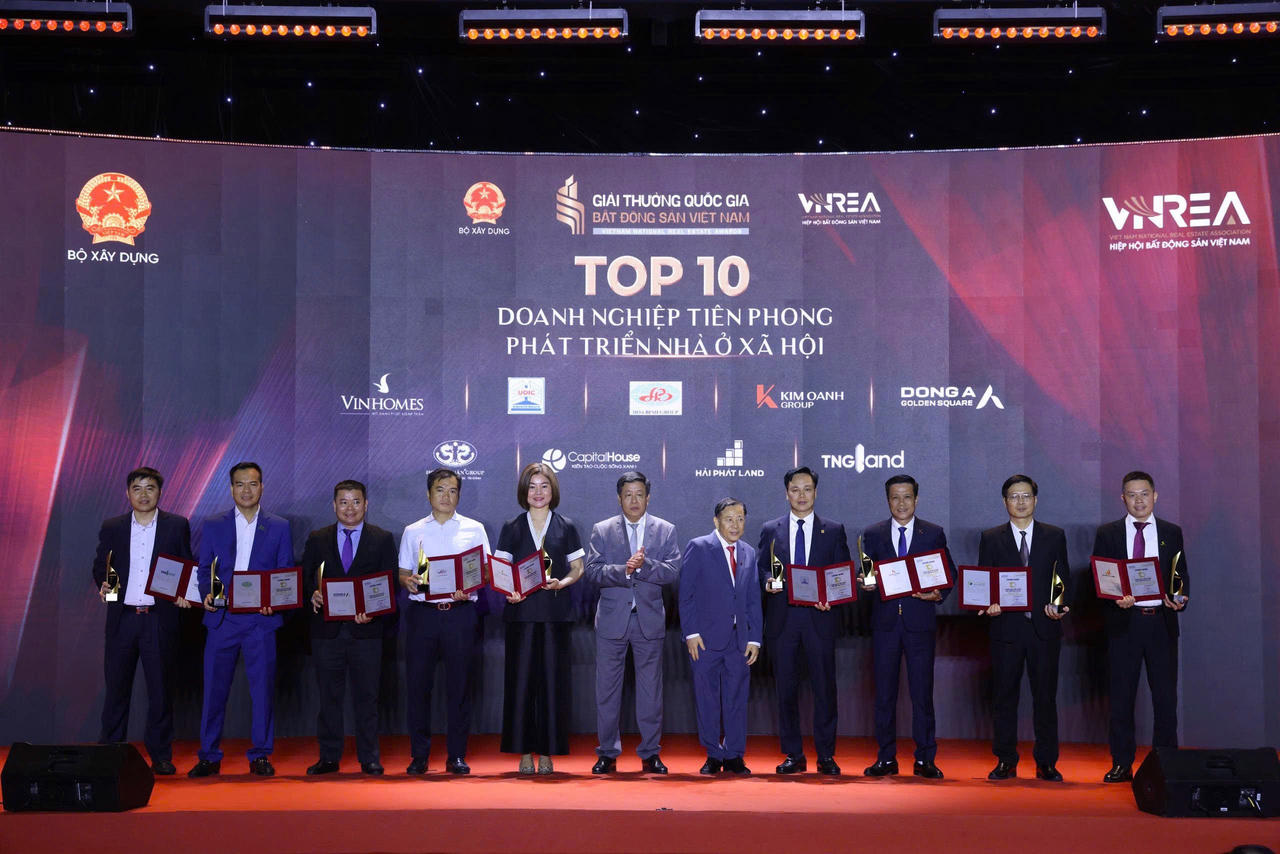 Top 10 Doanh nghiệp tiên phong phát triển nhà ở xã hội.
