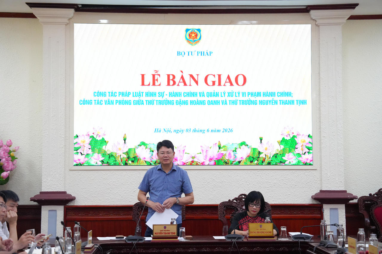 Thứ trưởng Nguyễn Thanh Tịnh phát biểu tại buổi Lễ.