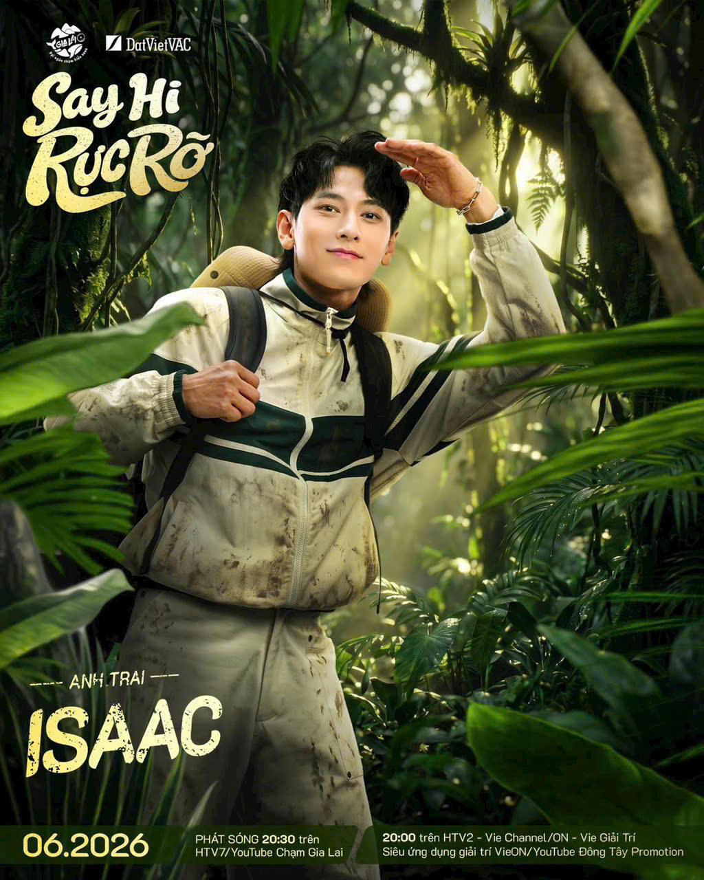 Isaac góp mặt trong dàn nghệ sĩ của “Say Hi Rực Rỡ”.